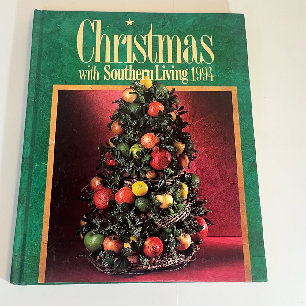 Christmas with Southern Living 1994 Hardcover Oxmoor House Vintage Holiday‎ Book